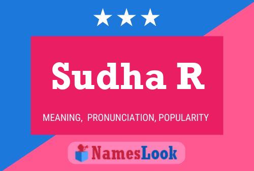 Sudha R 名字海报