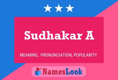 Sudhakar A 名字海报