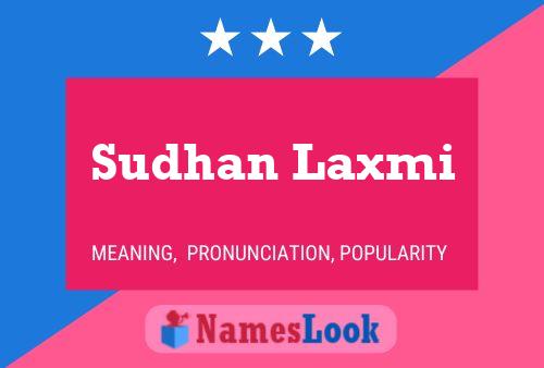 Sudhan Laxmi 名字海报