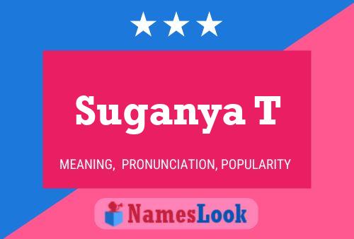 Suganya T 名字海报