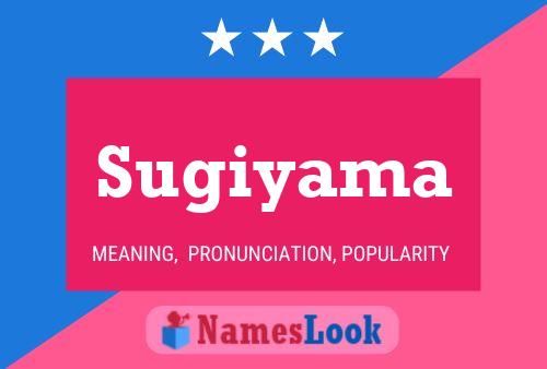 Sugiyama 名字海报