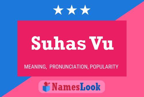 Suhas Vu 名字海报