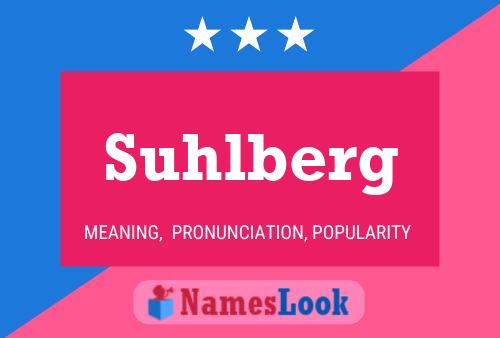 Suhlberg 名字海报