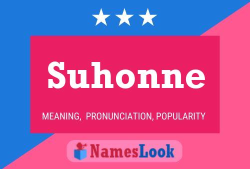 Suhonne 名字海报