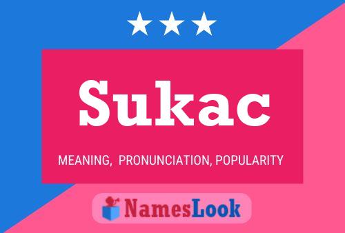 Sukac 名字海报