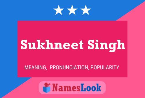 Sukhneet Singh 名字海报