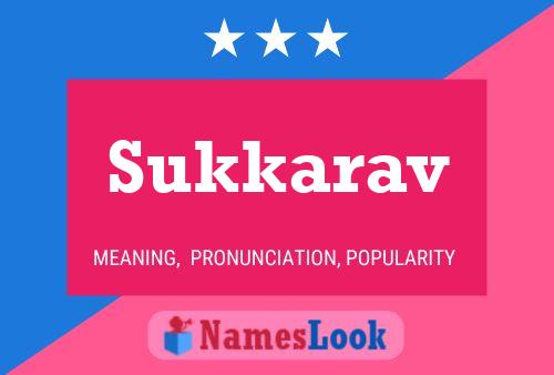 Sukkarav 名字海报