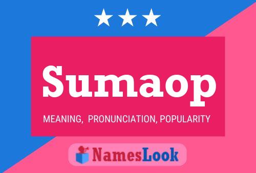 Sumaop 名字海报