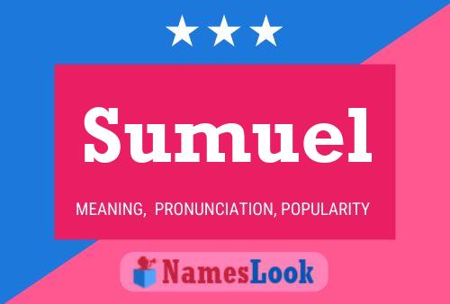 Sumuel 名字海报