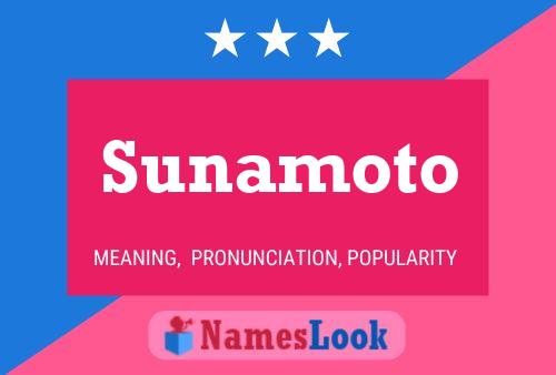 Sunamoto 名字海报