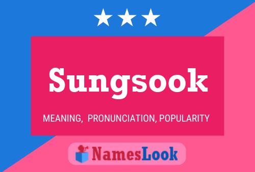 Sungsook 名字海报