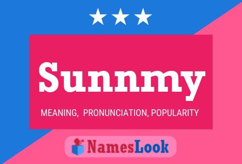 Sunnmy 名字海报