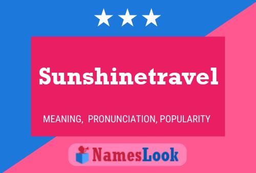 Sunshinetravel 名字海报