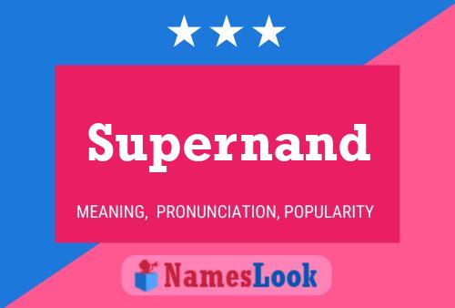 Supernand 名字海报