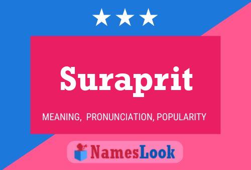 Suraprit 名字海报