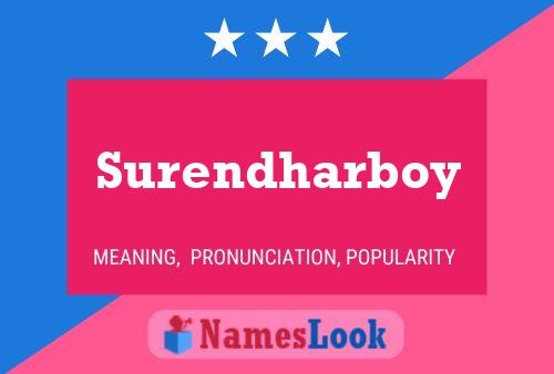 Surendharboy 名字海报