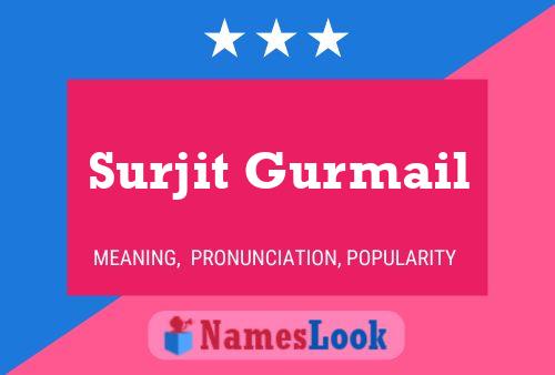 Surjit Gurmail 名字海报