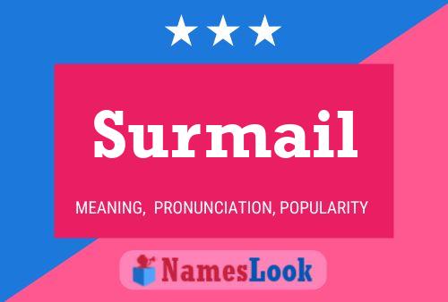 Surmail 名字海报