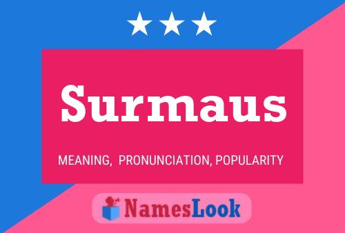 Surmaus 名字海报