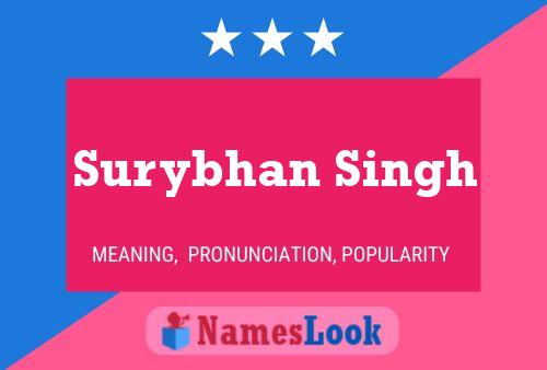 Surybhan Singh 名字海报