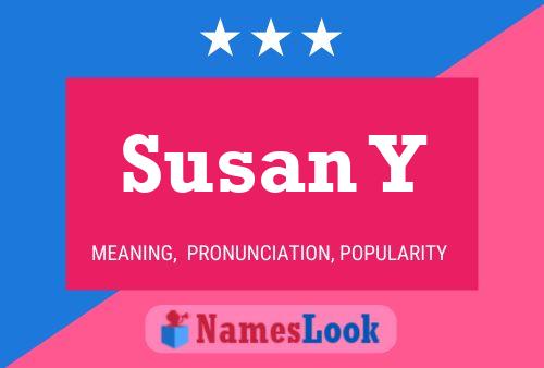 Susan Y 名字海报