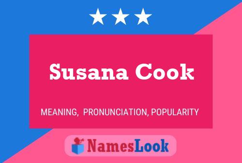 Susana Cook 名字海报