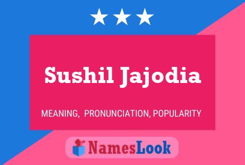 Sushil Jajodia 名字海报