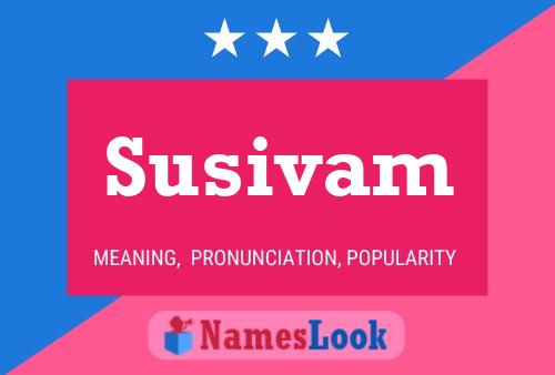 Susivam 名字海报