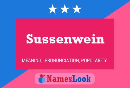 Sussenwein 名字海报