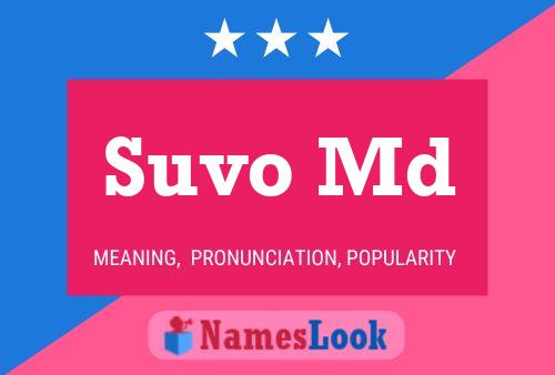 Suvo Md 名字海报