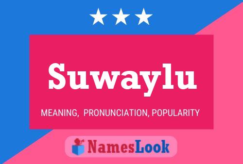 Suwaylu 名字海报