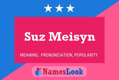 Suz Meisyn 名字海报