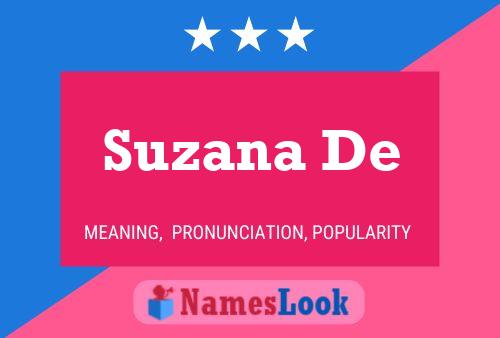 Suzana De 名字海报