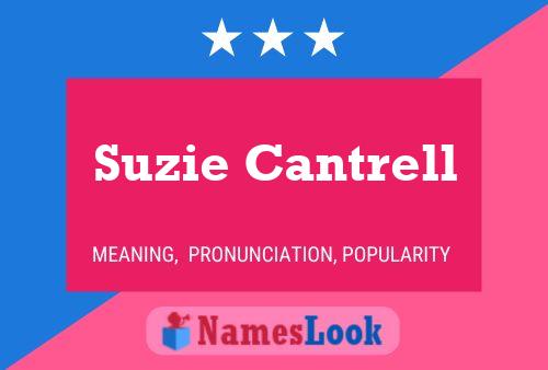 Suzie Cantrell 名字海报