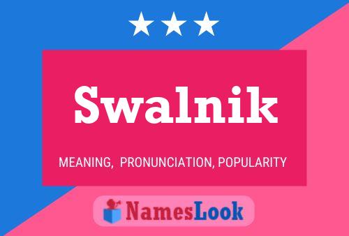 Swalnik 名字海报