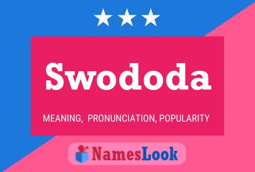 Swododa 名字海报