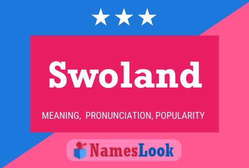 Swoland 名字海报