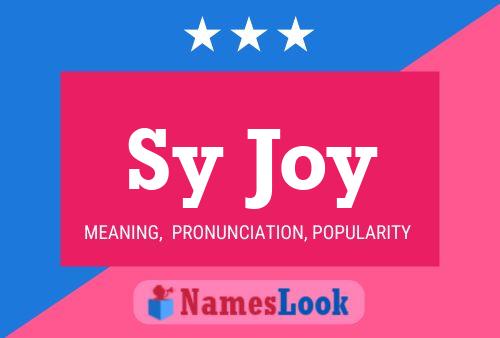 Sy Joy 名字海报