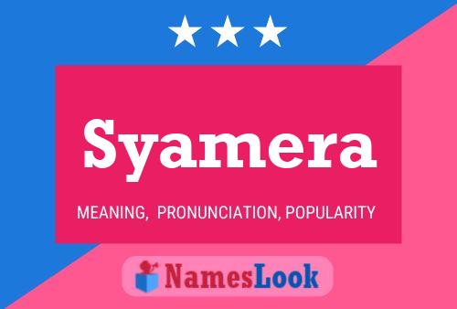 Syamera 名字海报