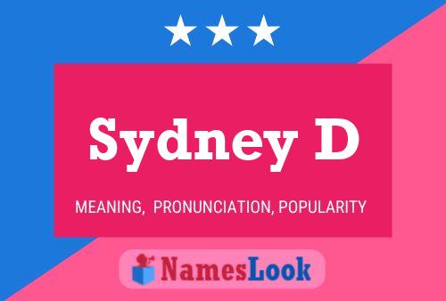 Sydney D 名字海报