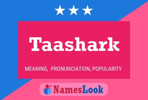 Taashark 名字海报