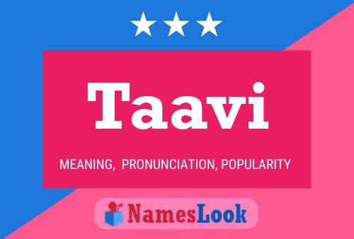 Taavi 名字海报