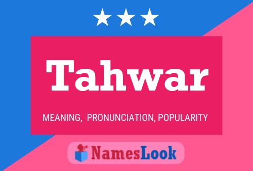 Tahwar 名字海报