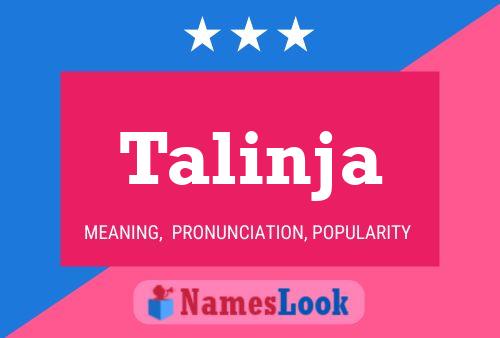 Talinja 名字海报