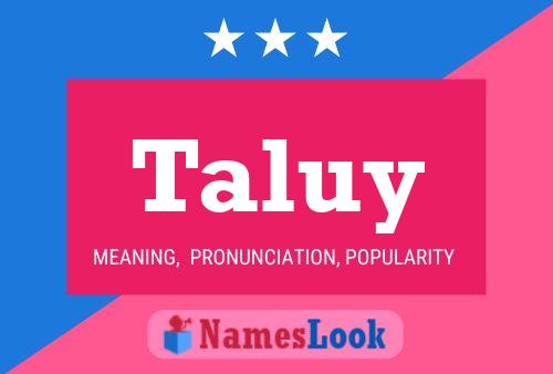 Taluy 名字海报