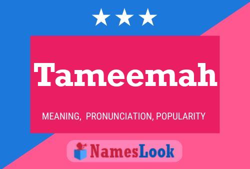 Tameemah 名字海报