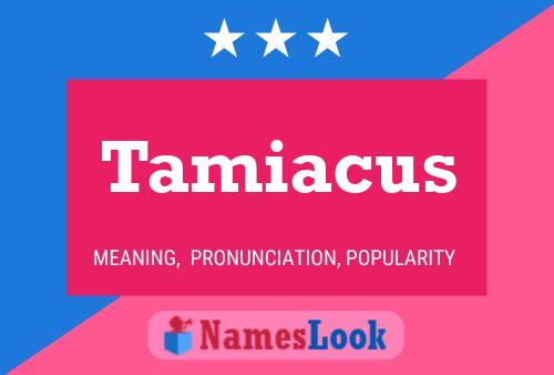 Tamiacus 名字海报