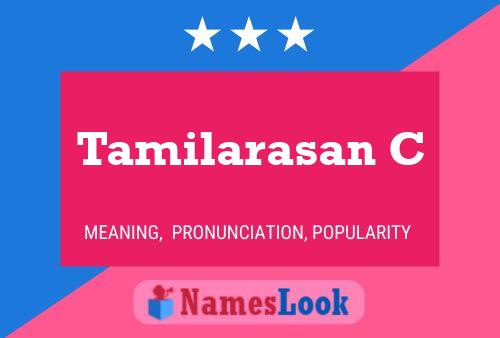 Tamilarasan C 名字海报