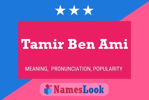 Tamir Ben Ami 名字海报