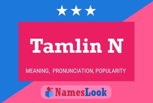 Tamlin N 名字海报